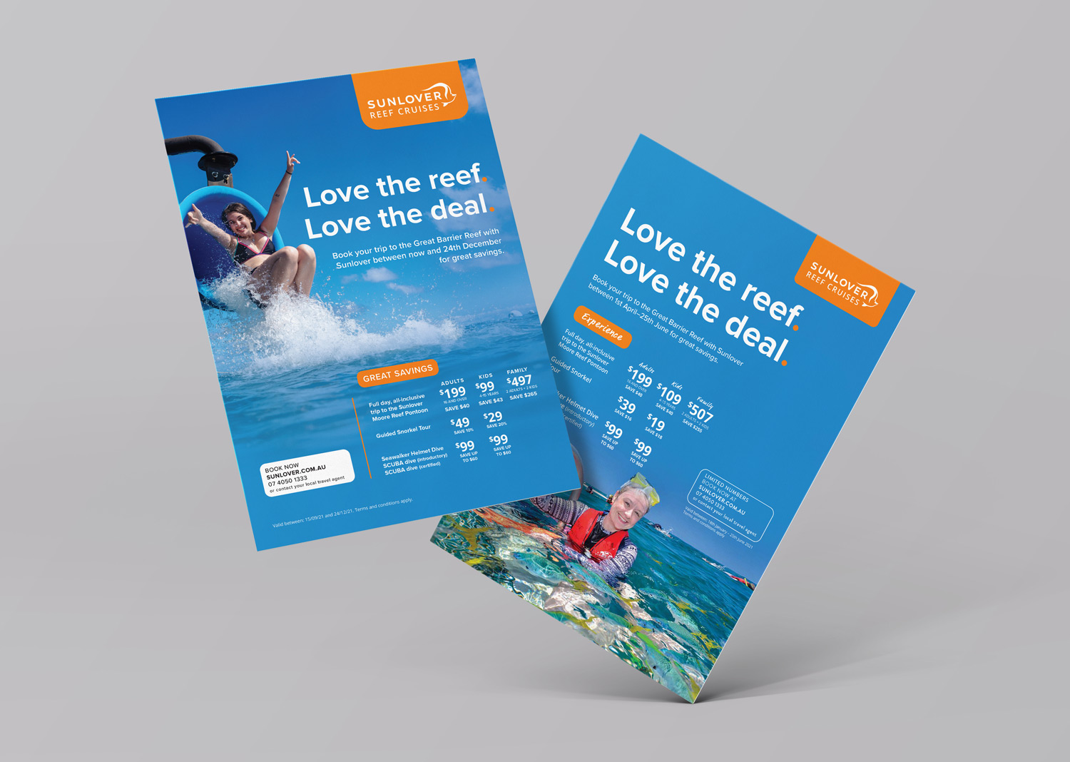 Sunlover Reef Experience print brochure