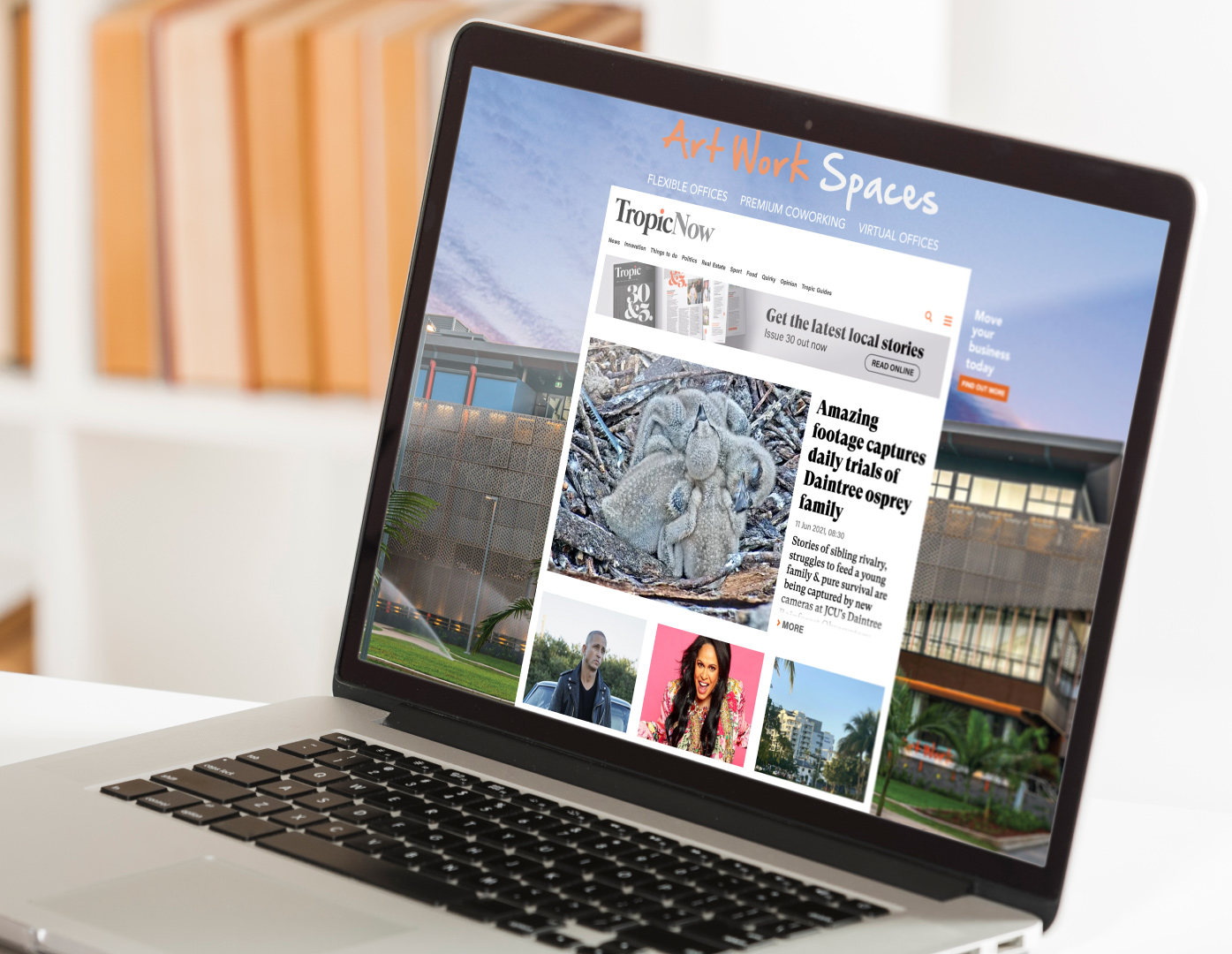 Art Work Spaces Buyout on TropicNow Website