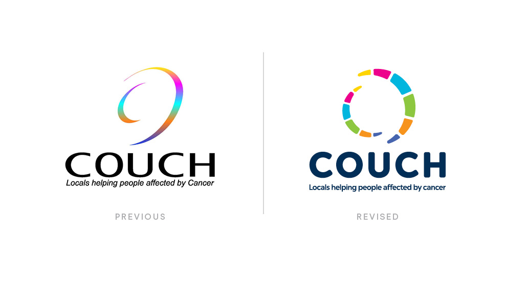 COUCH cairns logo design comparison