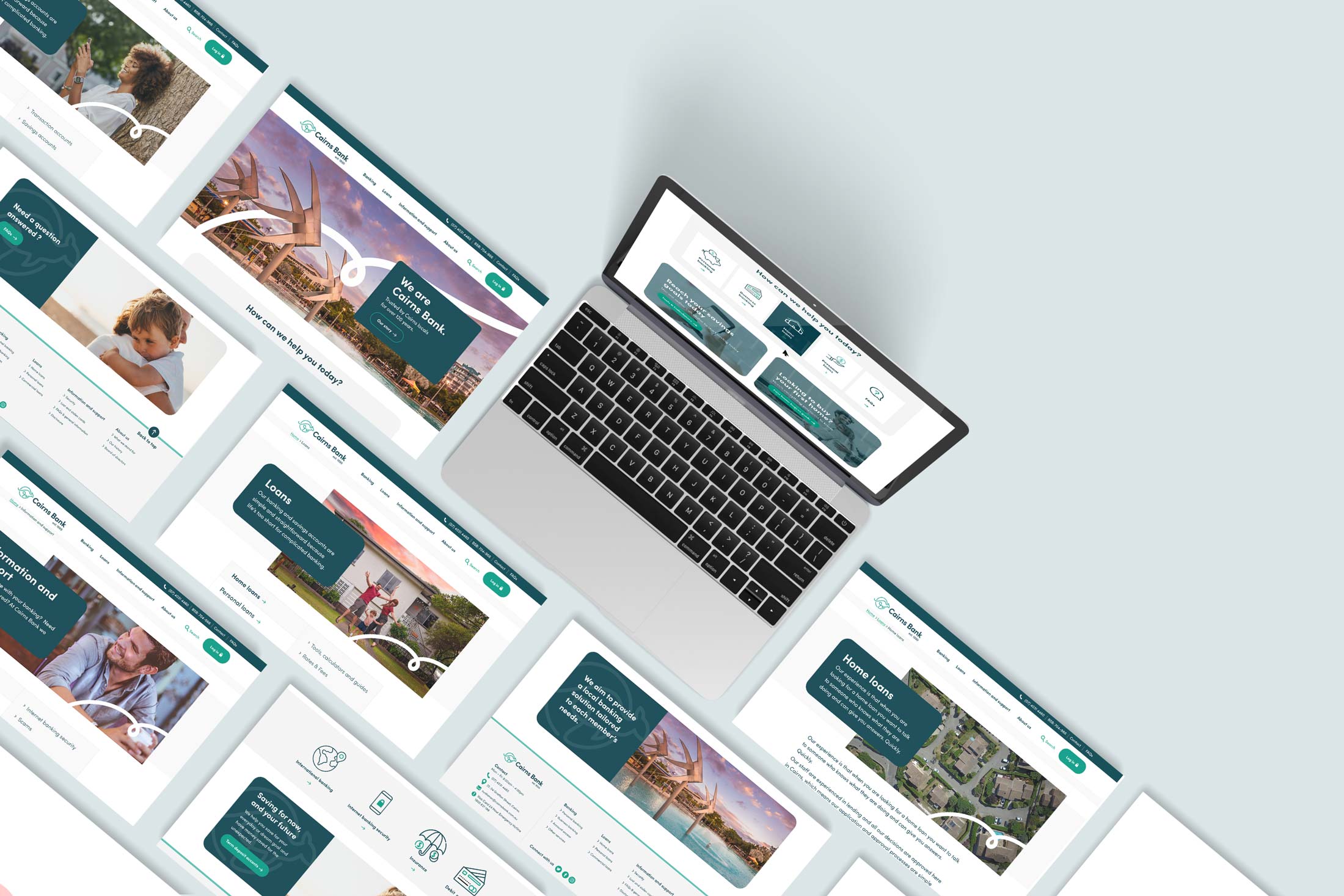 Cairns Bank website design and development by Tropic Studio
