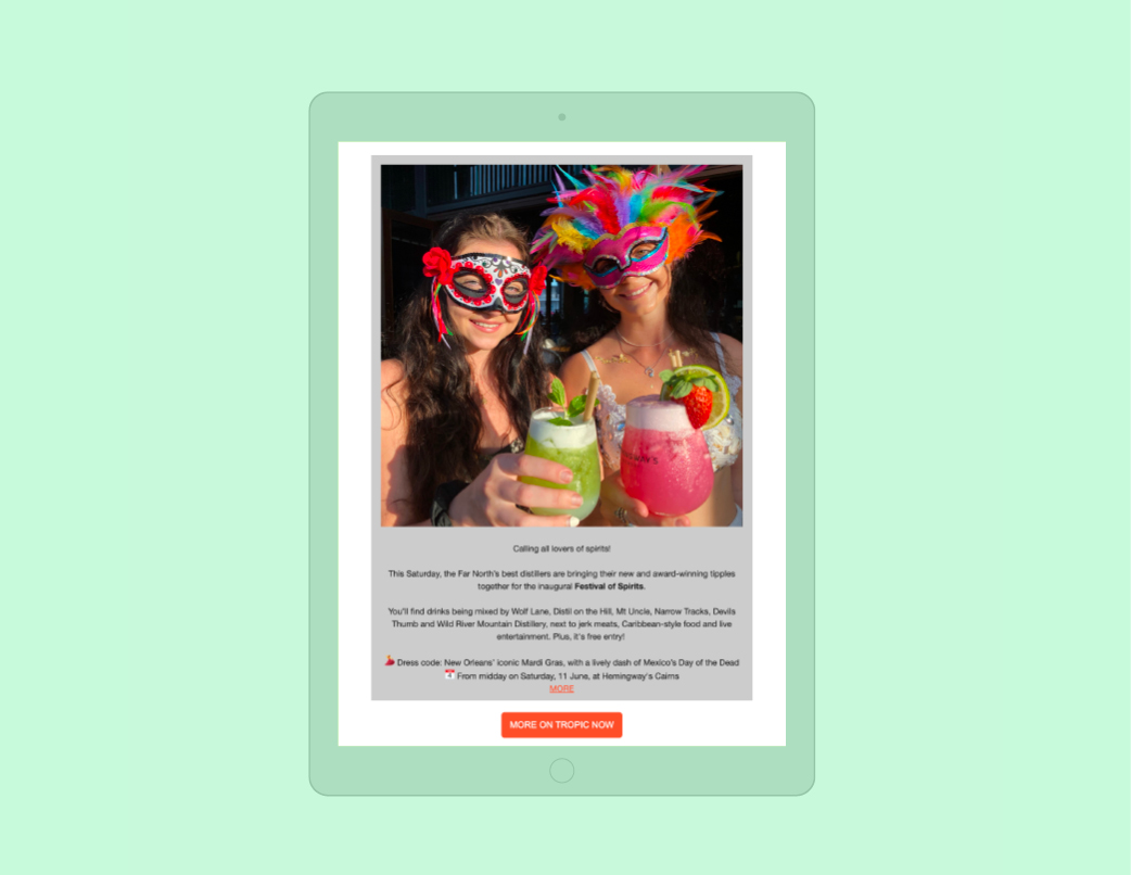 Festival of Spirits social media content creation and marketing