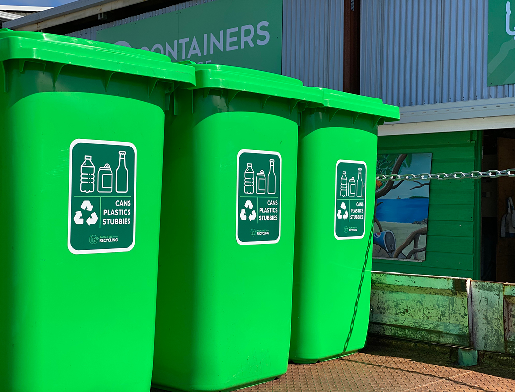 Palm Tree Recycling external signage and stickers