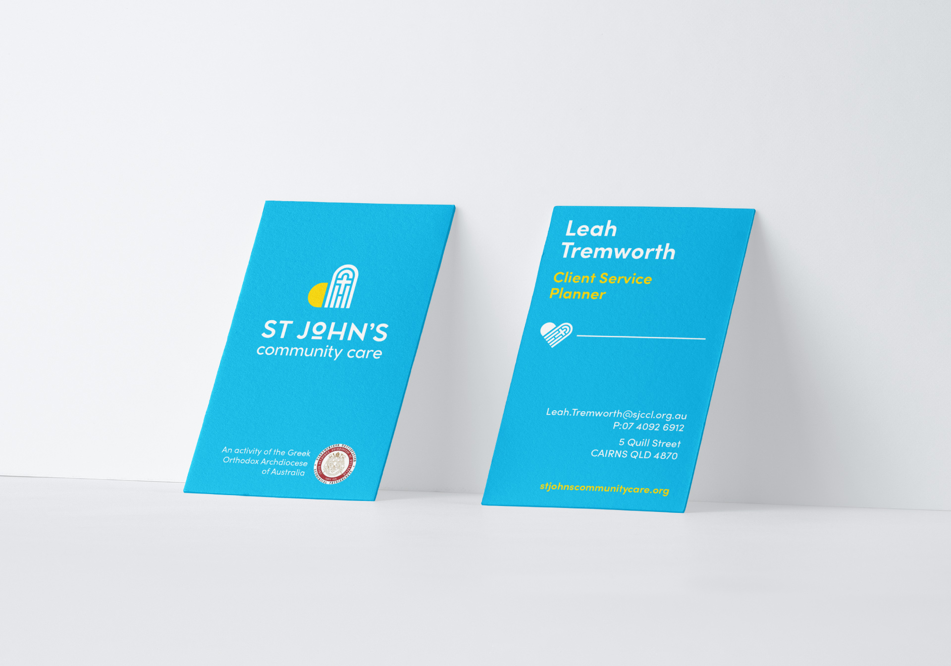 St John's Community business cards
