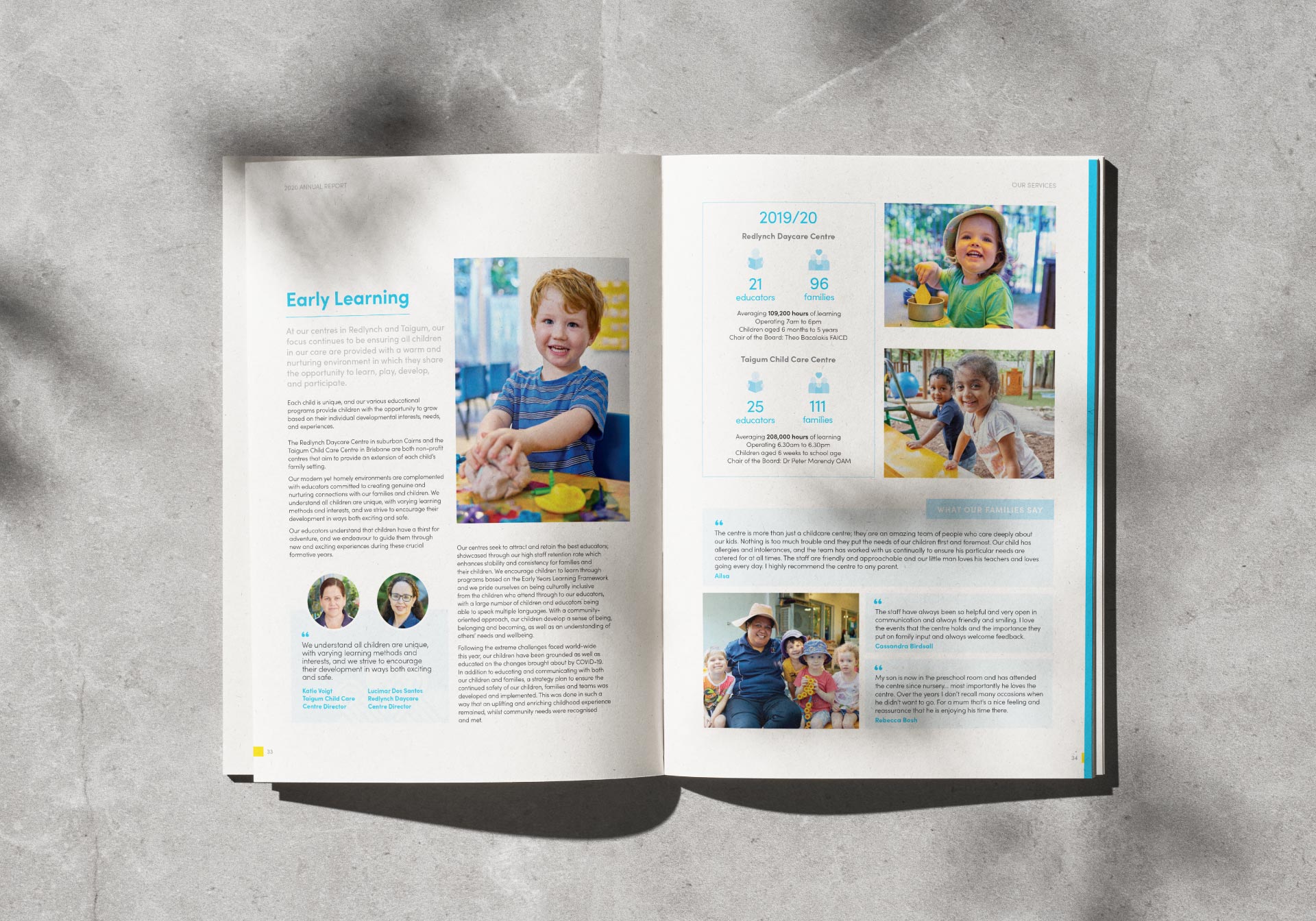 St John's Community care annual report spread