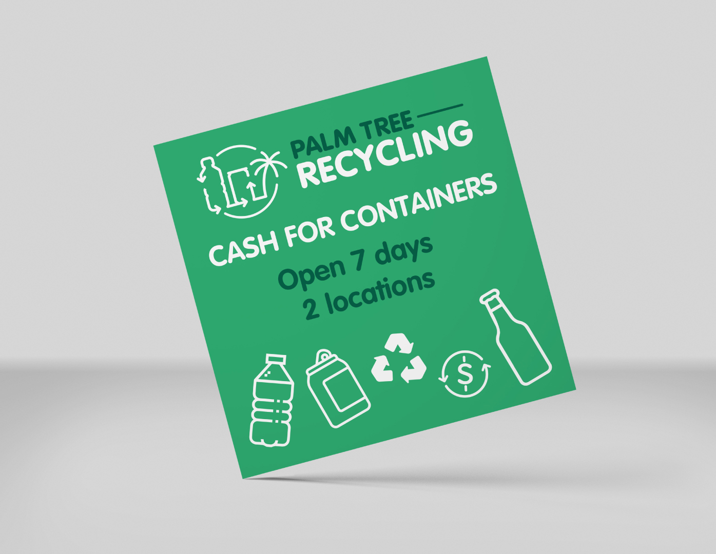 Cairns Recycling card design